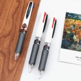 Baoke B46 Ball Ball Pen Multi -Color Atomic Pen Color Student B49 Нажмите динамический четырехколорный масляный ручка Новая версия 0,7 Круглая пера Чжу B50