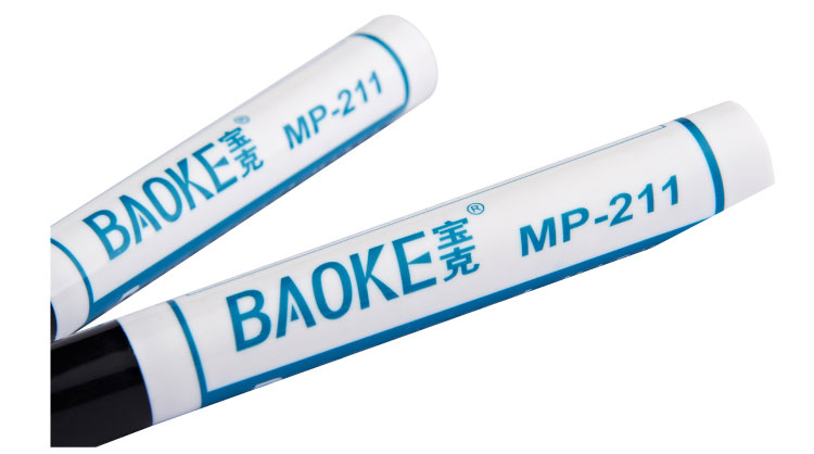 宝克记号笔MP211物流快递笔油性笔红黑色记号笔大头笔速干箱头笔 宝克记号笔MP211物流快递笔油性笔红黑色记号笔大头笔速干箱头笔