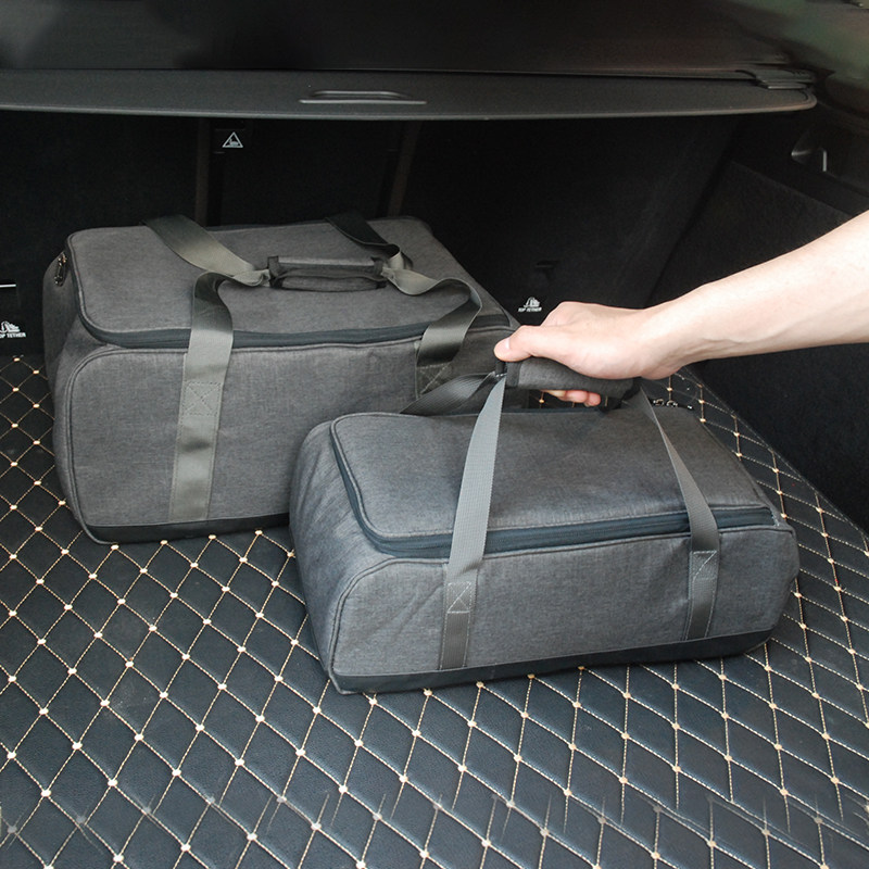 Luteng picnic handbag outdoor cassette stove storage bag camping convenience camping bag tableware anti-collision bag