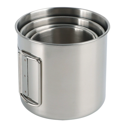 LTHW путешествует на открытом воздухе складной водяной чашки чайной чашки для чашки для кемпинга чашка чашки кофейня 304 из нержавеющей стали.