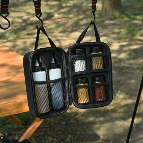 Дорожный комплект для кемпинга, портативная система хранения, бутылка, герметический дозатор масла