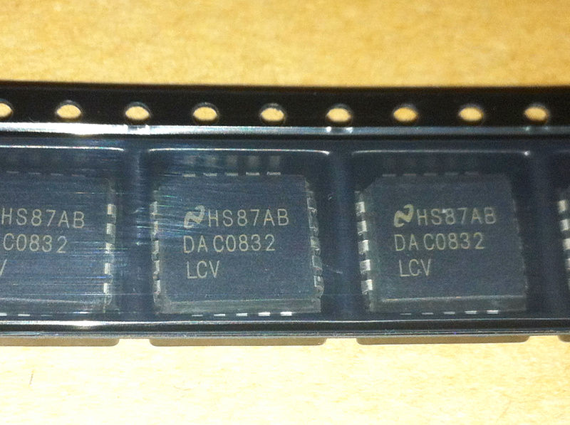 DAC0832LCV DAC0832LCV DAC0832 PLCC20 PLCC20 mining set number of analog converters brand new original imported