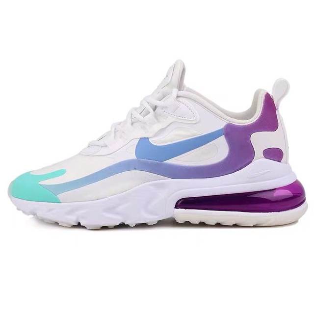 Nike AIRMAX270REACT ເກີບແລ່ນແມ່ຍິງ cushion ຂະຫນາດໃຫຍ່ retro BQ0103AT6174-102-005