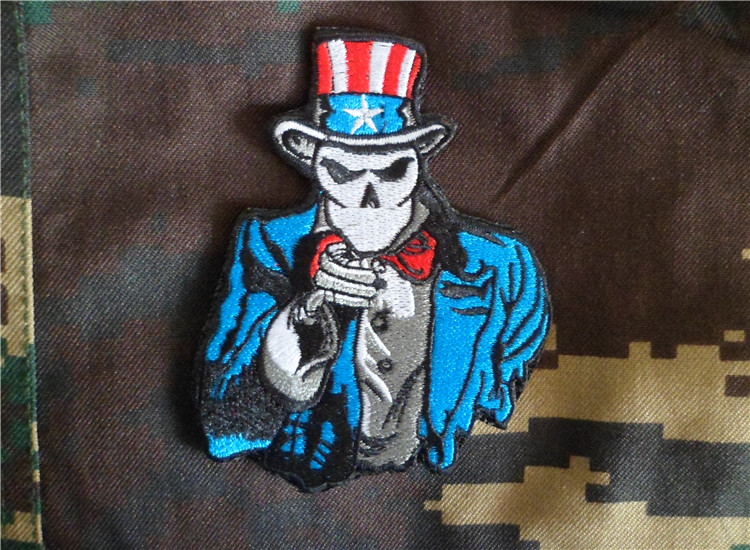 Cờ Cánh Tay Sticker Đức Cá Tính Quân Đội Fan Vải Velcro Armband Jacket Thêu Ba Lô Sticker Năm miếng dán lên áo