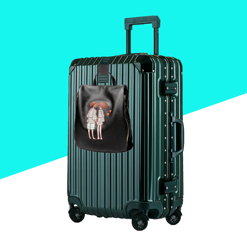 Fashion aluminum frame trolley case universal wheel boarding case 20 inch large-capacity luggage 24 tide men and women password box 29 inch