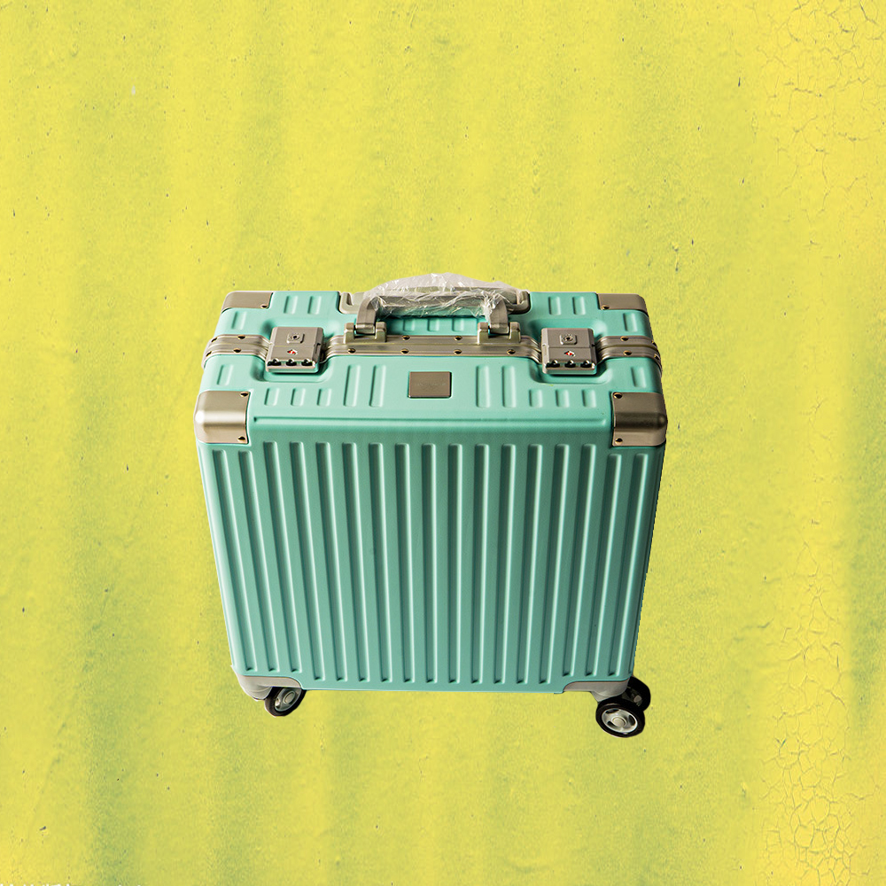 Stewardess PC universal wheel boarding case for men and women 18 inch small fresh trolley travel suitcase student password lock luggage