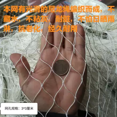 White nylon net clothes protective net making material safety net fence wind Net cover net bag with anti-drop net material