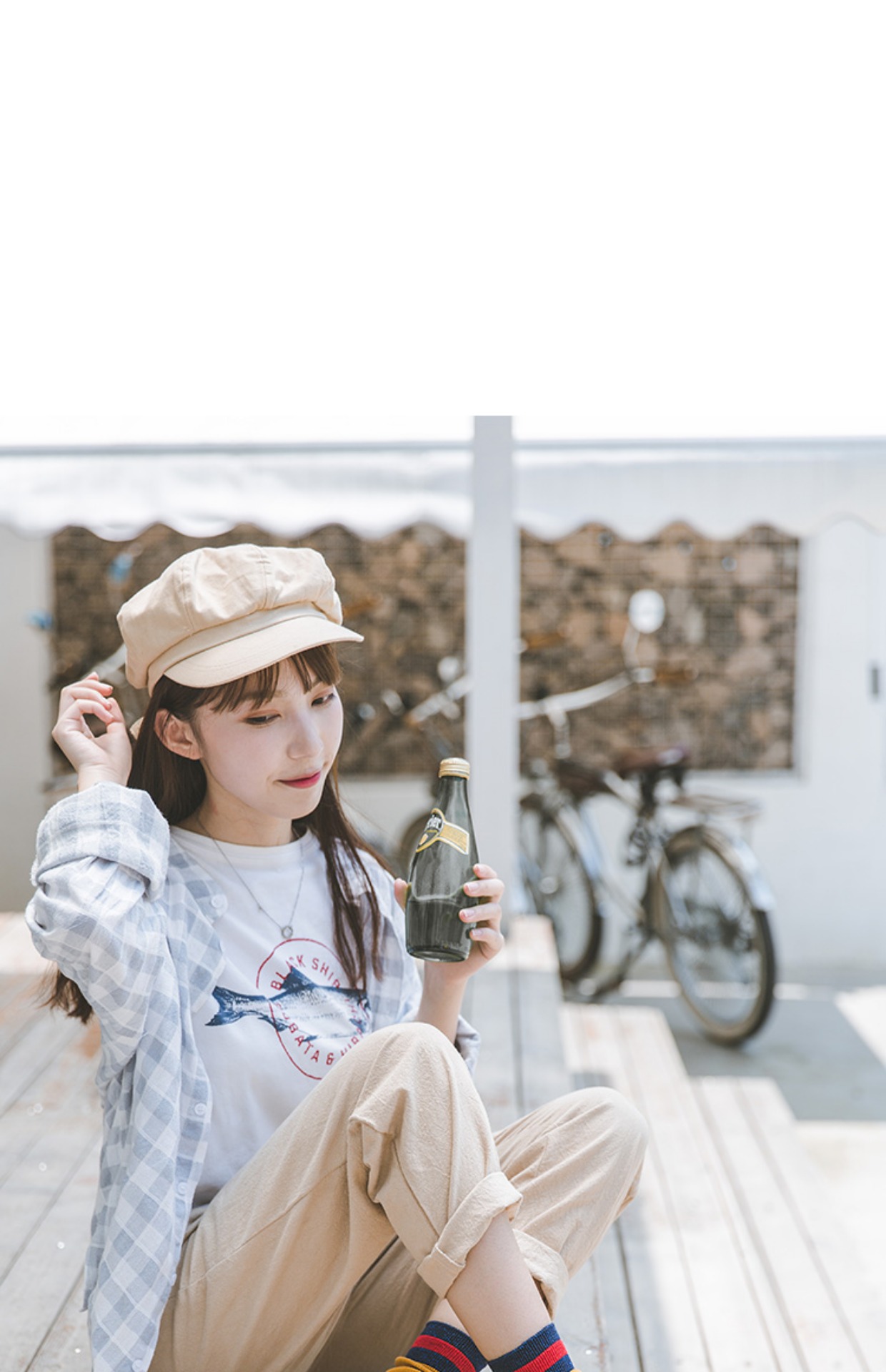 Đống vớ vớ mùa thu nữ gió đại học Phiên bản Hàn Quốc của quần sọc nữ màu tương phản shop tất nữ đẹp