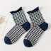 Vớ nữ mùa thu bốn mới chải bông nữ vớ ống cotton Nhật Bản trẻ em tốt vớ vớ thở tất nữ Hàn Quốc bền đẹp Bít tất nữ