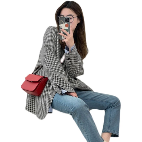 Осенний пиджак классического кроя, сексуальная сумка для отдыха, коллекция 2022, подходит для подростков