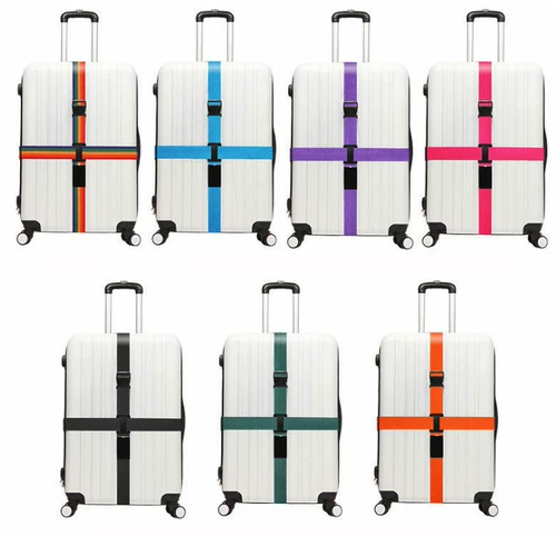 Радужный чемодан, сумка, багажный пакет, резинка для крепления багажа для путешествий, фиксаторы в комплекте