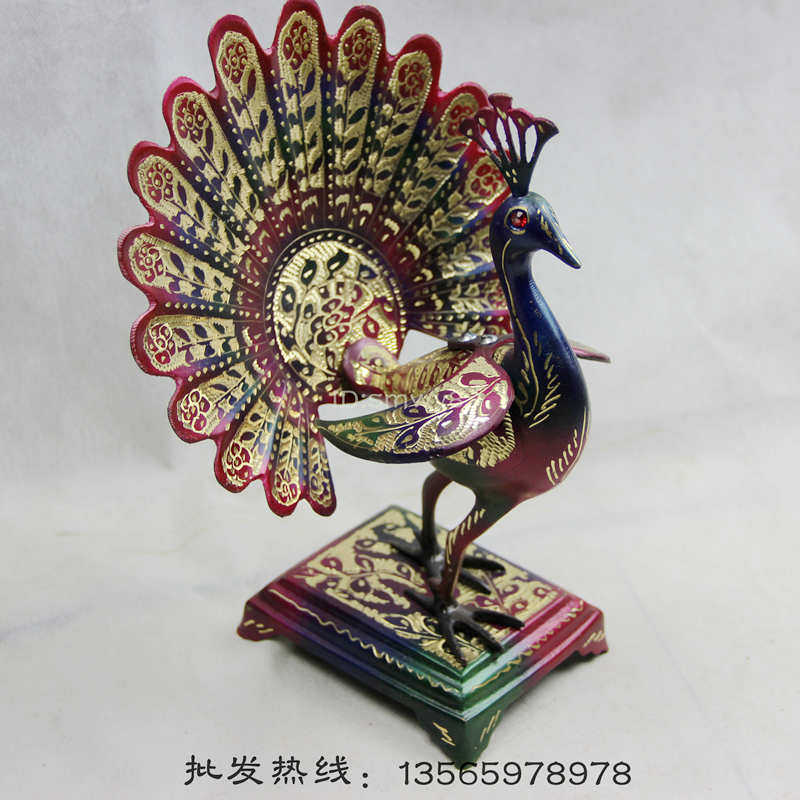 Bronze peacock Pakistan bronze ware bronze peacock open screen
