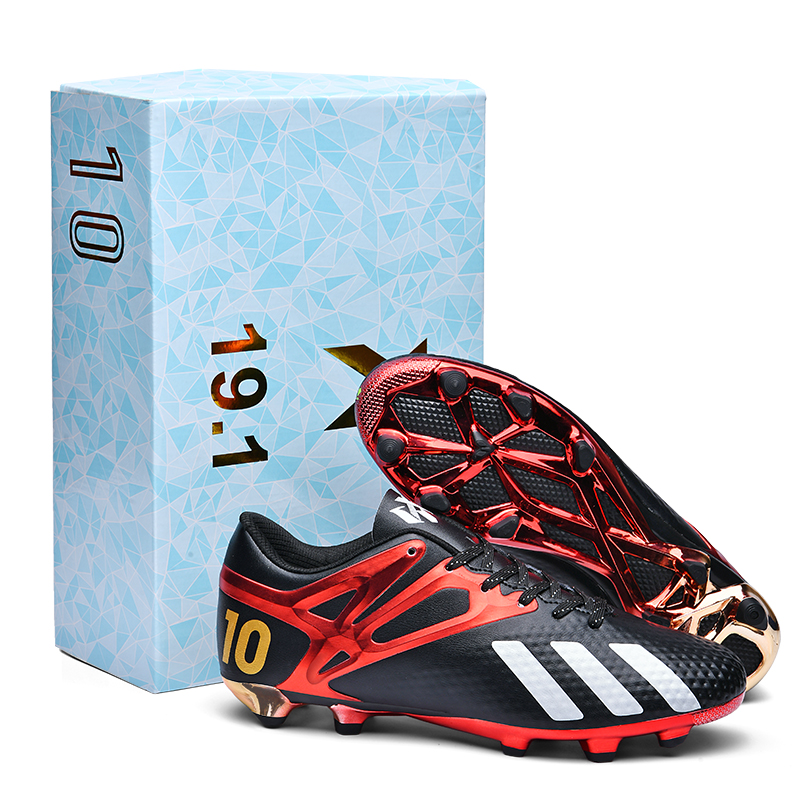 Messi Anniversary limited football shoes AG nails male and female children tf Nails Students Training Shoes FG High Cylinder Falcon 20 1