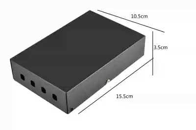 Mini four-port universal fiber optic terminal box 4-port fiber optic cable box fused fiber box STFCSC flange fiber optic box