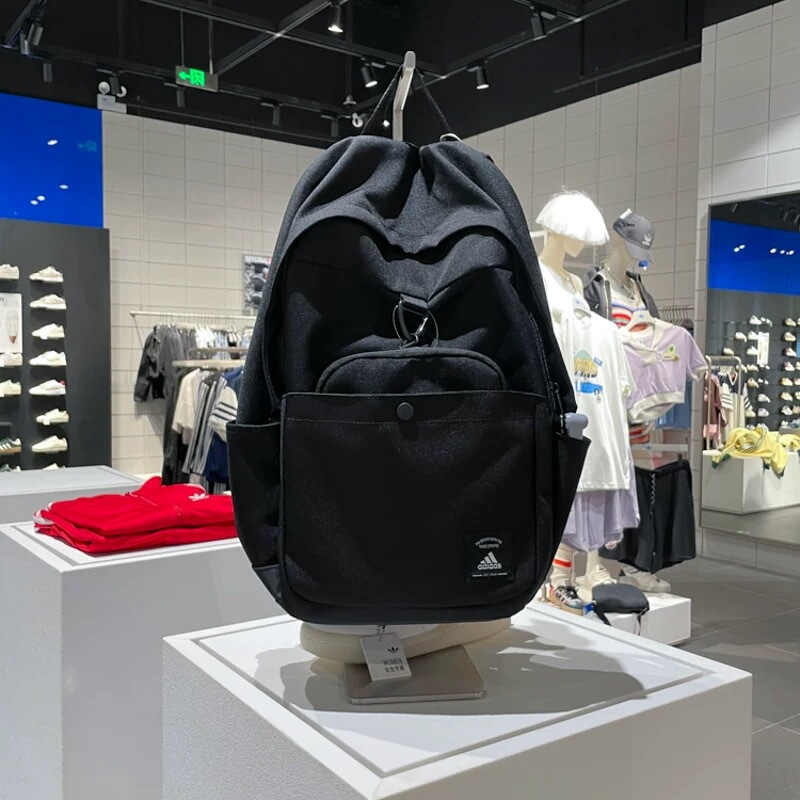 Hua Hua Outlet Genuine Adidas Backpack School Bag Laptop Backpack Mother-Daughter Bag Free Shipping Ik7286