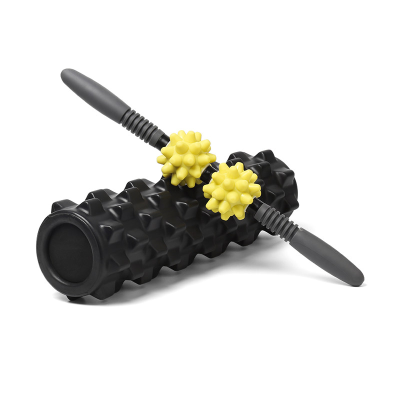 Foam axis muscle relaxation massage roller fitness column fascia rolling stick wolf tooth stick massage axis