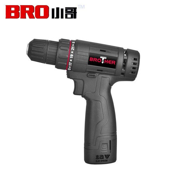 Small Gothic charging drill 12V throttle positive reversal electric drill 16 8V Electric drill is much larger than 21V large torque charging drill