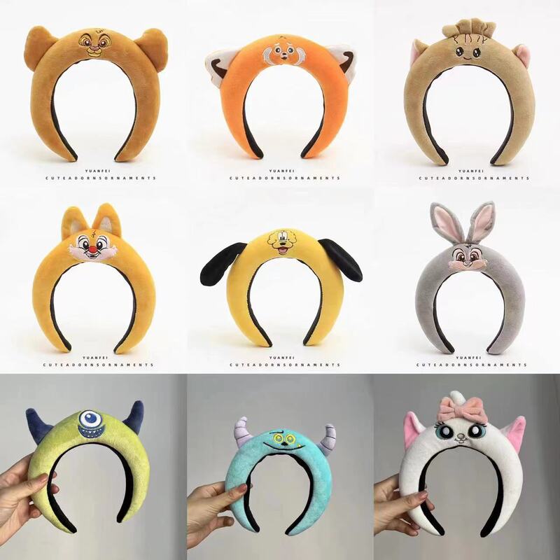 Cute and Quirky Big-Eyed Character Kiki Titi Washing Face, Super Adorable Park Headband, Hairpin, Performance, Photo Shoot, High-Appearance Value Headband for Girls