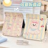 Cute portable folding mirror portable small mirror desktop makeup mirror girls cartoon makeup mirror student dormitory home