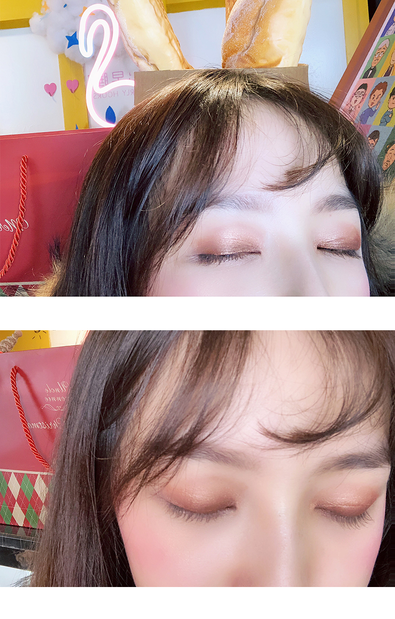 Phấn mắt thích hợp màu đất bóng mắt sinh viên một bộ đầy đủ các sản phẩm phấn mắt giá rẻ nội địa cô gái flash mạng đỏ - Bóng mắt phấn mắt dikalu 9 ô