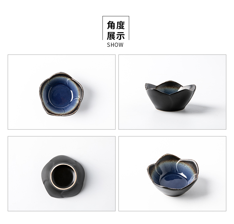 This porcelain Nordic creative ceramic flavor dish small household paste disc vinegar dish of soy sauce dish plate snack dishes