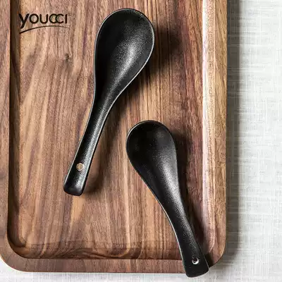 youcci you porcelain creative ceramic spoon home hotel eating spoon small spoon Dining Room restaurant padded spoon