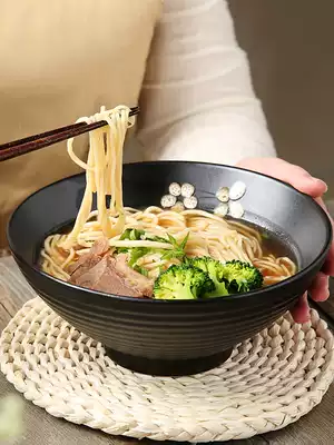 You porcelain Japanese ramen bowl ceramic soup bowl large household noodle bowl beef noodle bowl Bowl Noodles Bowl