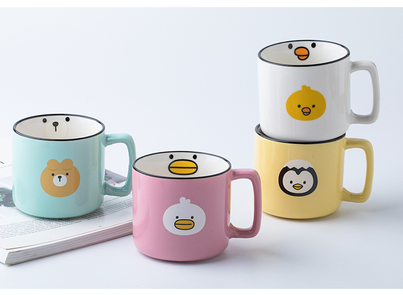 Foreign trade export ceramic keller single European creative move coffee cup home sitting room tea ultimately responds cup