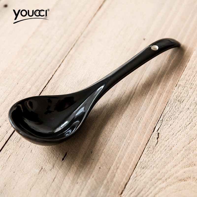 youcci you porcelain ceramics home big spoon long handle spoon hot pot spoon creative tableware porridge spoon rice spoon big soup spoon