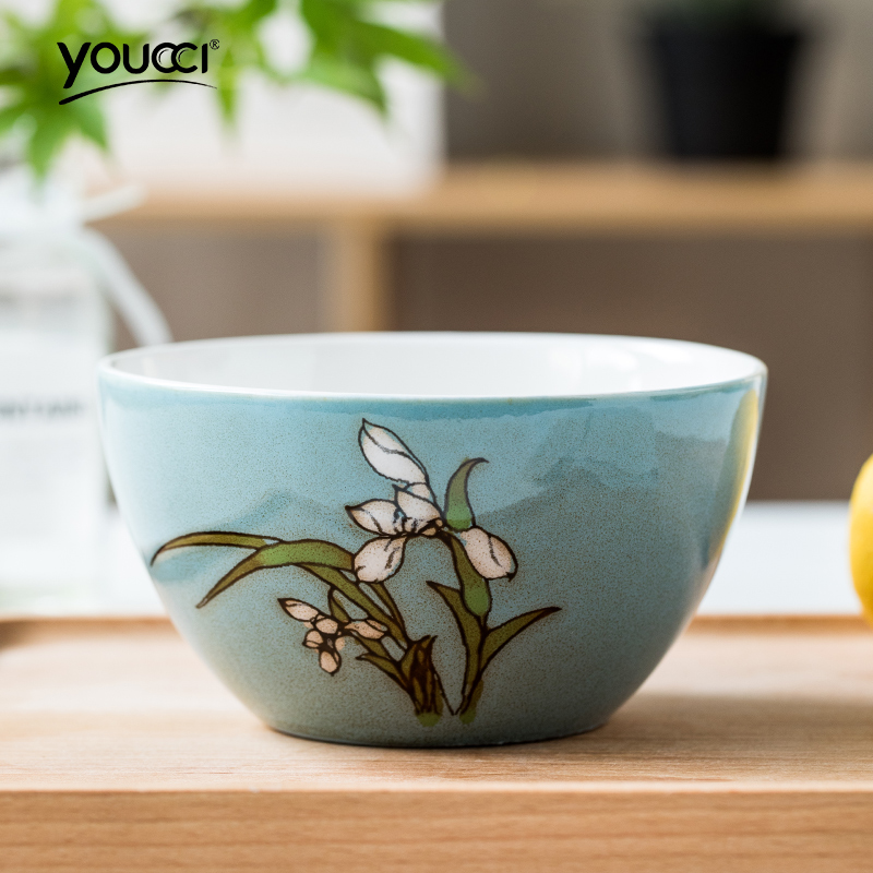 Hisa youcci porcelain creative household tableware ceramic bowl porringer move bowl of 5 m jobs