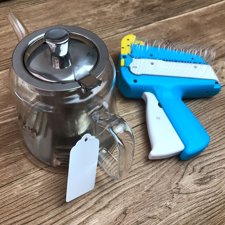 进口吊牌枪 服装吊牌枪枪打子母扣枪 自动套环枪 打标枪 代替手穿详情图8