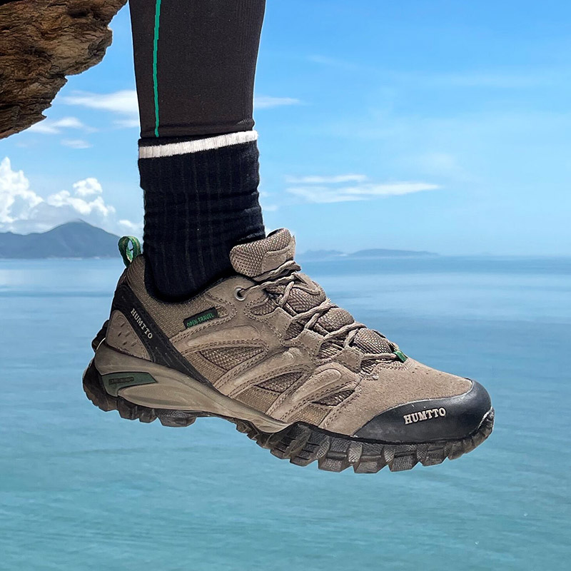 Humvee Mountaineering Shoes Men's Spring Summer Waterproof Anti-Slip Wear Wear Sports Outdoor Men's Shoes Professional Cross-country Climbing Shoes Hiking Shoes