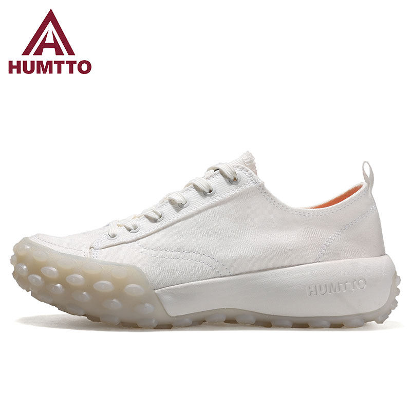 Humming casual shoes girls 2022 low - gang thick - bottom outdoor sports shoes female anti - slip breathable and easy hiking small white shoes