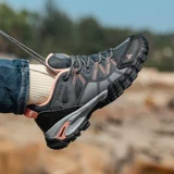 Дышащая весенняя водоотталкивающая нескользящая альпинистская спортивная обувь подходит для пеших прогулок