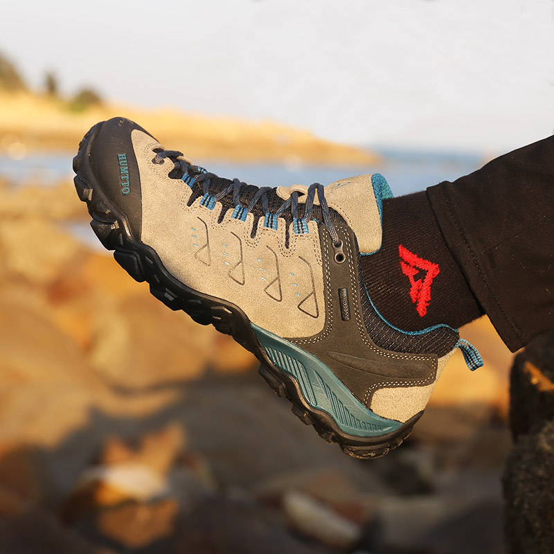 Humvee Mountaineering Shoes Men 2021 New abrasion-resistant sports climbing shoes Hiking Shoes Waterproof Non-slip Outdoor Shoes Women