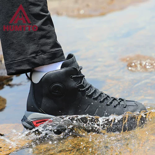 Альпинистские демисезонные высокие туфли, нескользящая износостойкая внедорожная обувь подходит для пеших прогулок, сапоги