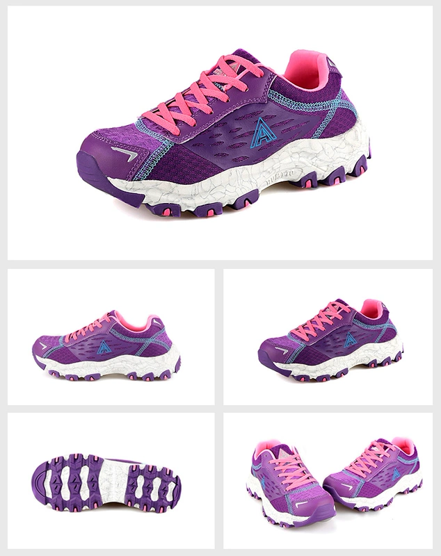 Hoa Kỳ 悍 shoes giày ngoài trời giày nữ hấp thụ sốc giày thể thao đi bộ đôi giày chạy việt dã thoáng khí thoải mái đi bộ đường dài - Khởi động ngoài trời giày bảo hộ jogger