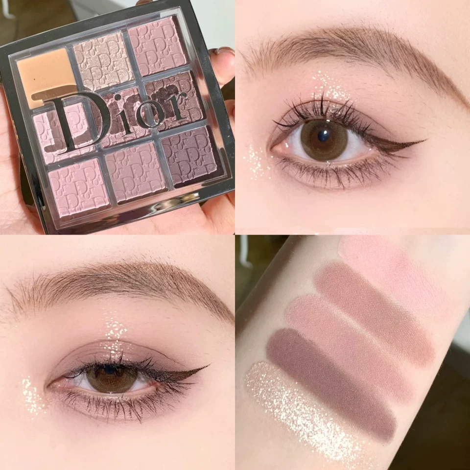 Dior/ Новая версия подложки nine-color eye shadow tray 002 007 011 Earth color матовые тени для век подлинные