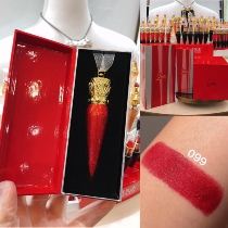 Christian Louboutin CL Radish Lipstick Gold Tube 505m Black Tube 001M Limited Lettering