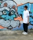 Bboy lỏng loại áo thun rắn màu cơ bản đường phố nhảy hip hop nặng tay áo ngắn popping hiphop áo thun nam tay ngắn có nón