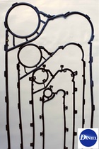 Imported plate heat exchanger GASKET (Universal Alfa Laval P31-HBM)RUBBER basket