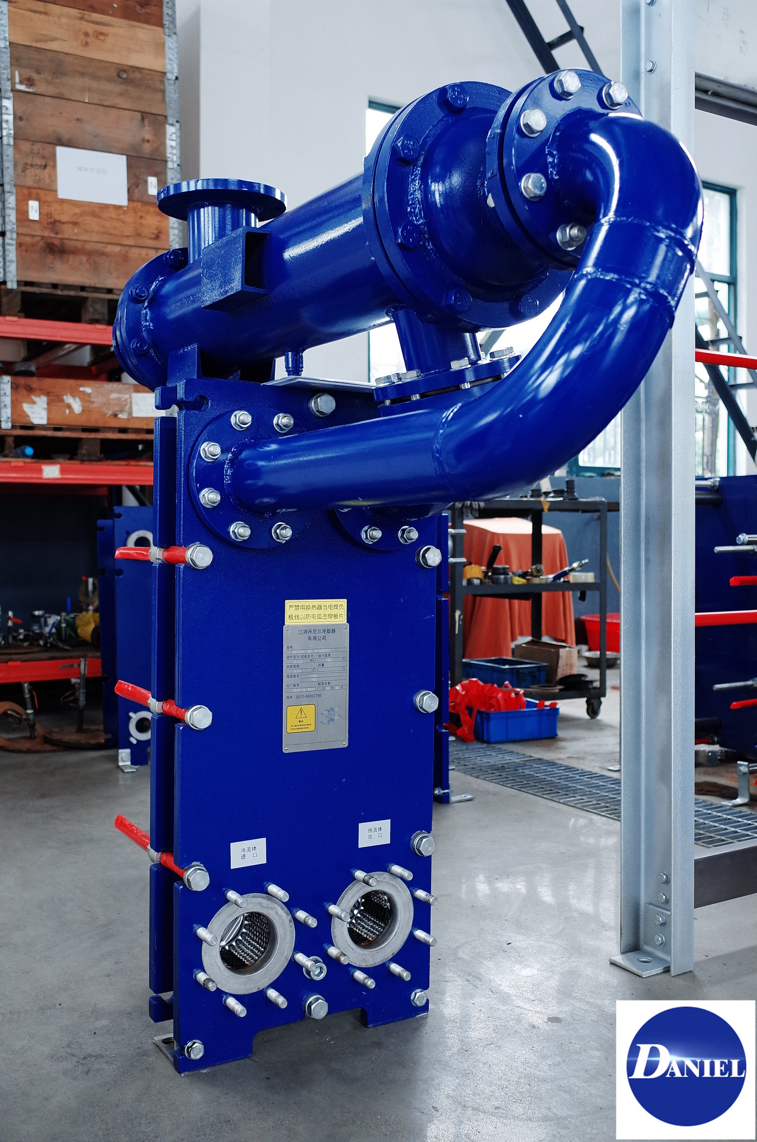 High-pressure steam-resistant HVAC Plate HEAT EXCHANGER DANIEL DANIELCOOLLER