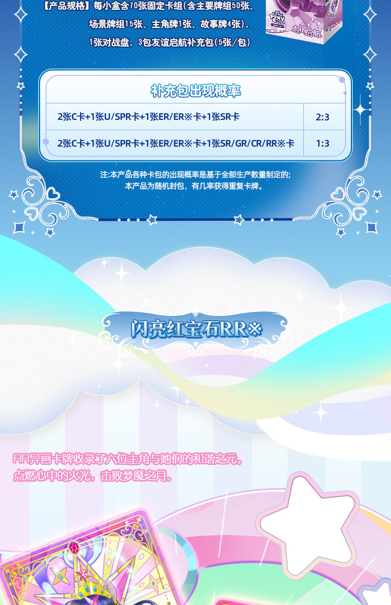 KAYOU Original My Little Pony TCG Sammelkarten Freundschaftsset Offizielles Sammelkartenspiel Anime-Spielzeug Geschenk – Detail 2