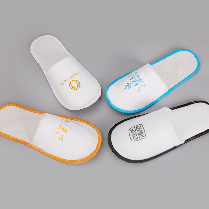 Hotel disposable non-woven cloth slippers non-slip Slipper slippers Greenhouse with slippers