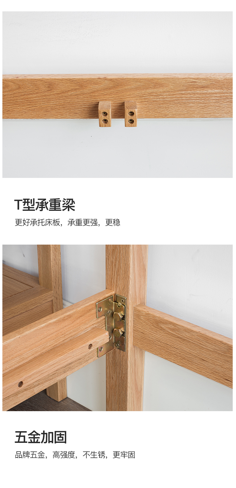 神价 今年最便宜的软包橡木床 喵住认证 治木工坊 实木床 1.8*2m 图14