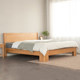 Fully solid wood bed 1.35 meters oak single bed 1.2 meters