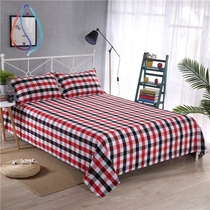 Old coarse linen single piece striped double single sheets thickened encryption quilt cover da kang single 1 5 m1 8 m2 0m