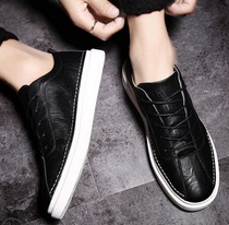 Shoes Mens Korean Style Trendy Versatile Casual Trendy Shoes 2021 New White Shoes Sneakers Autumn British Leather Shoes