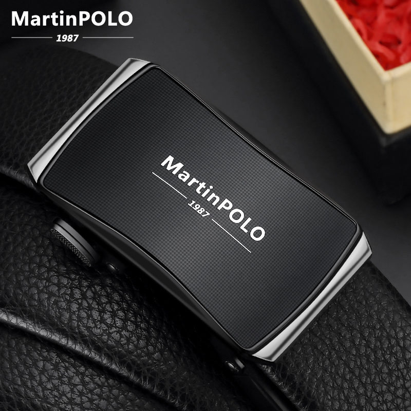 Ralph Lauren polo belt men's new leather automatic buckle business fashion high-end belt top layer cowhide men's belt