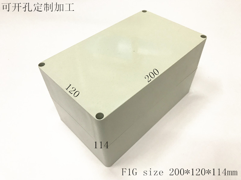 Direct Marketing Plastic Housing Outdoor Waterproof Case Electronic Equipment Seal Case Power Meter Shell 200x120x114